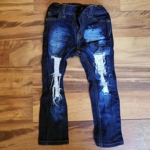 Distressed B'gosh jeans